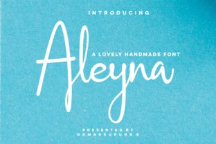 Aleyna: A Handwritten Font That Makes Your Brand Feel Thoughtful & Polished