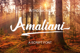 Amaliani: A Handwritten Script Font for Digital Branding
