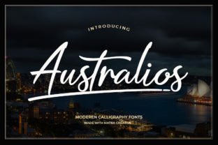 Australios: A Modern Script Font for Trusted Branding
