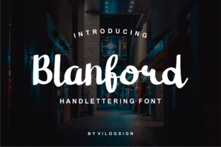 Blanford: A Bold Handwritten Font for Real Business Branding