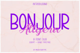 Bonjour Allgera Duo: A Luxe Typeface for Brand Identity