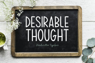 Desirable Thought: A Handwritten Font for Web Designers