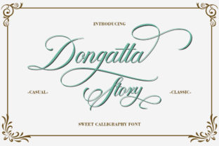 Dongatta Story: A Refined Script Font for Digital Branding