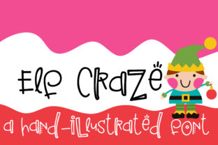 Elf Craze Font: Whimsical Hand-Illustrated Type for Makers