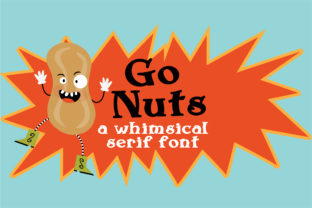 Go Nuts Typeface: A Whimsical Serif for Editorial Projects