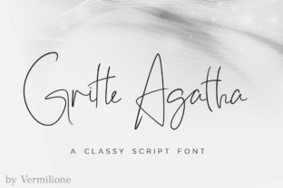 Gritte Agata: A Chic Script Font for Marketers