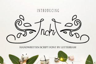 Indri Font: A Modern Script Typeface for Handmade Sellers