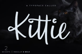 Kittie: A Handwritten Script Typeface for Small Business Branding