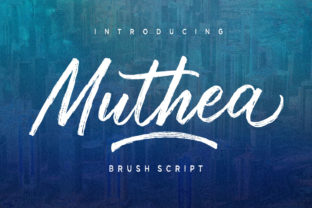 Muthea: A Handmade Brushed Font for Authentic Branding