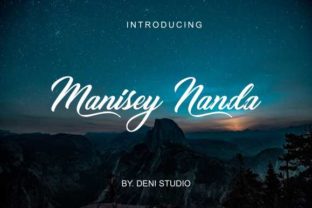 Nanda: A Thoughtful Script Font for Editorial Moments