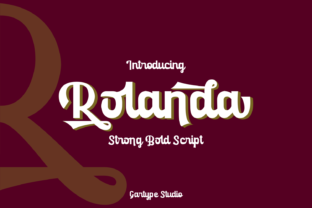 Rolanda: A Bold Script Font for Distinctive Web Headlines