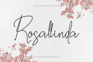 Rosallinda Typeface: Handwritten Luxury for Modern Campaigns