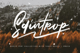 Saintrop: The Handcrafted Brush Font for Makers