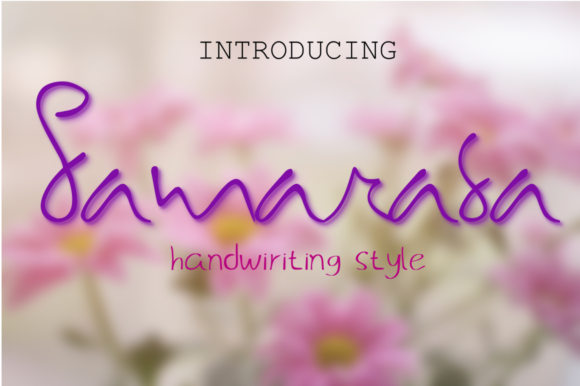 Samarasa: The Handwritten Font for Elegant Brand Messaging