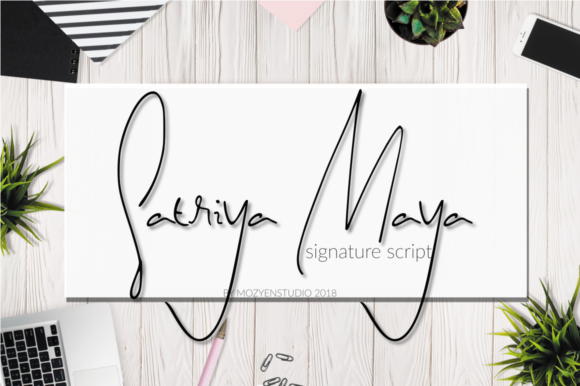 Satriya Maya: A Refined Handwritten Font for Editorial Design