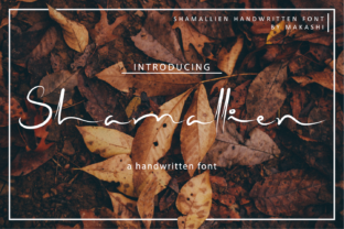 Shamallien: A Handwritten Script Font That Feels Like Home