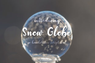 Snow Globe: A Playful Script Font for Editorial Charm