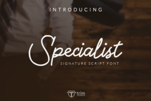 Specialist Script Font for Handmade & Printable Creations