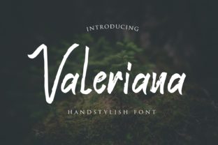 Valeriana Font: A Handwritten Brush Typeface for Branding