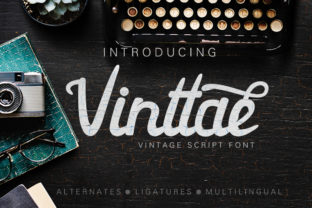 Vinttae: A Bold Script Font for Campaign Designers