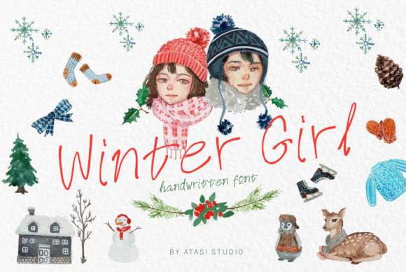Winter Girl Font: A Warm Script for Seasonally Inspired Web Design