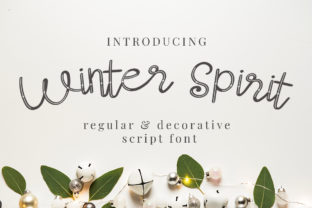 Winter Spirit Font: A Cozy Script Typeface for Branding